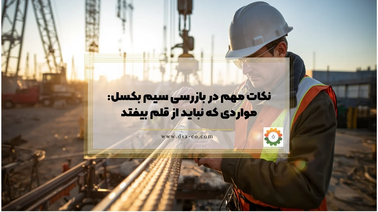 نکات بازرسی سیم بکسل