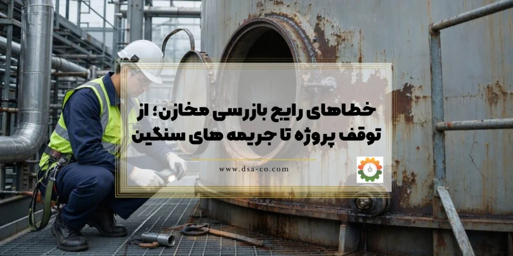 خطاهای رایج بازرسی مخازن