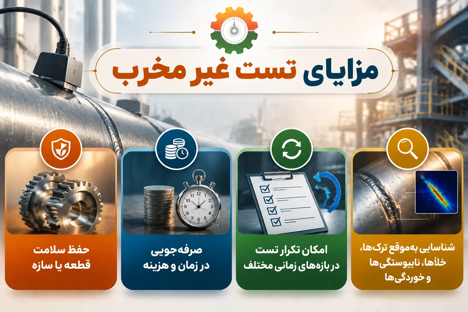 مزایای تست غیر مخرب